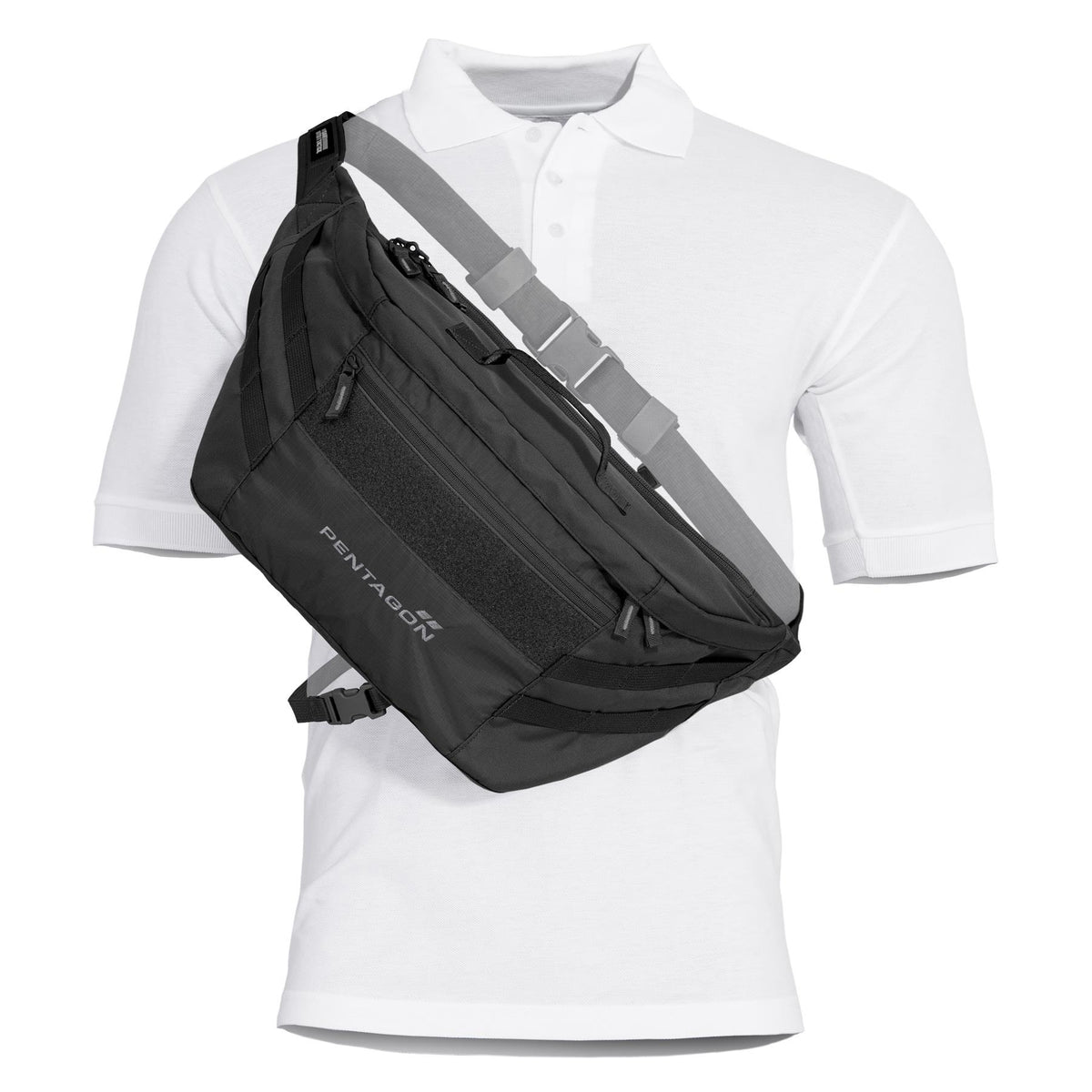 Pentagon Telamon Shoulder Bag, Black