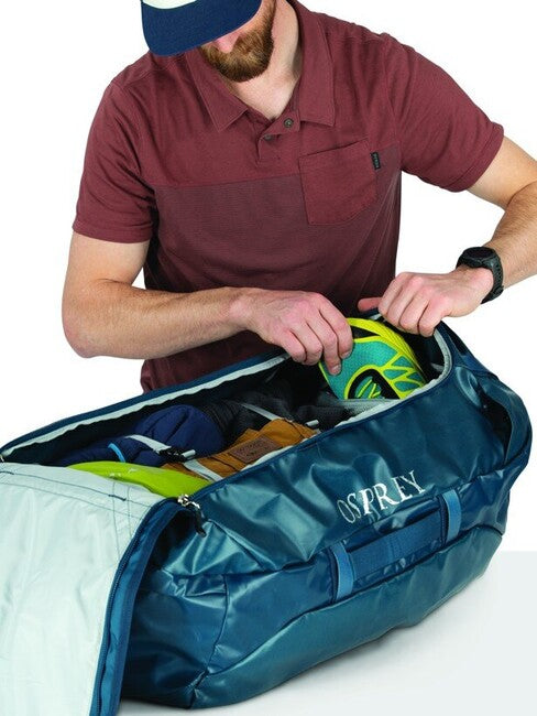 OSPREY Transporter 120 Travel Bag, Venturi Blue