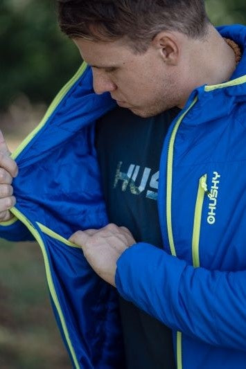 HUSKY Men's Nitri Ultra-Light Quilted Jacket, Navy Blue