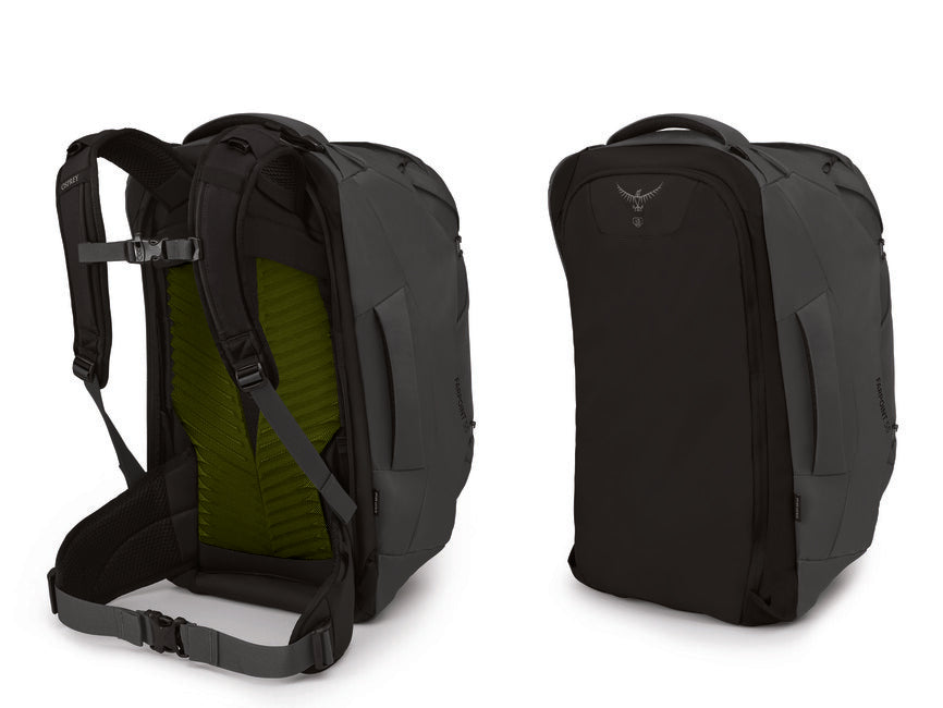 Osprey Farpoint 55 Travel Backpack, Tunnel Vision Grey