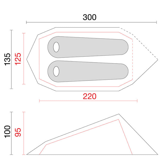 CAMP Minima 2 SL Two-Wall Tent for 2 People