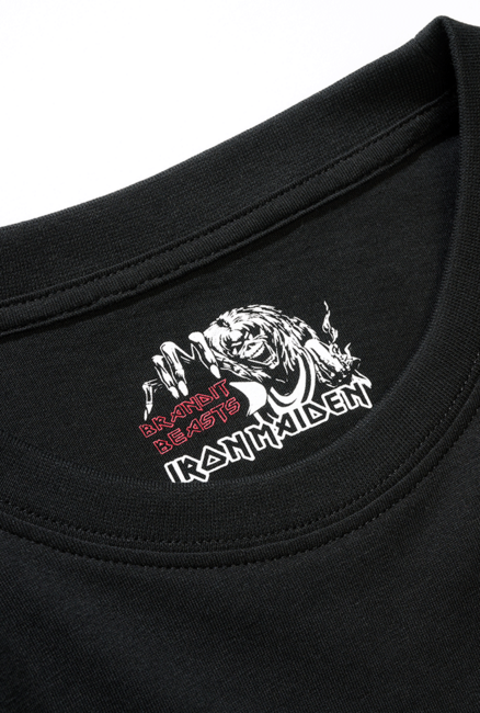 Brandit Iron Maiden T-Shirt Number of the Beast I, Black