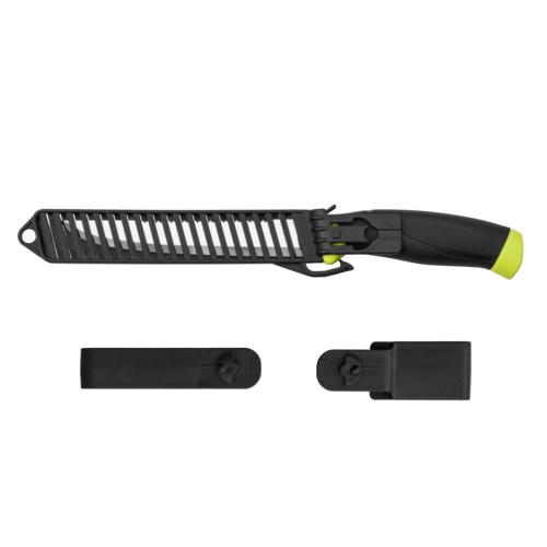 Morakniv Fishing Comfort Scaler 150 Knife, Black/Lime