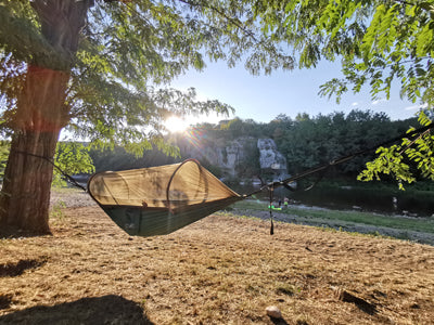 Origin Outdoors Hammock with Mosquito Net, Green