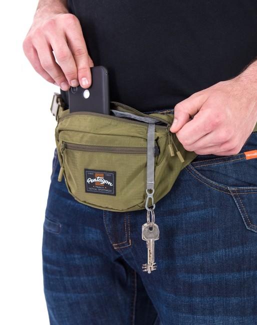 Pentagon Minor Travel Hip Pack, Black