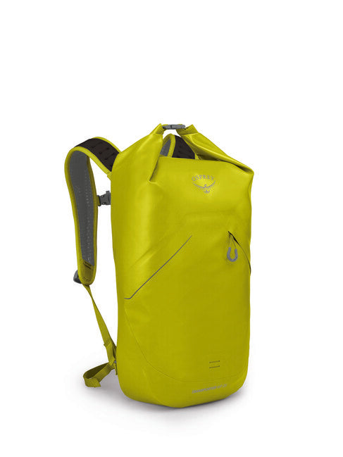Osprey Transporter Roll Top Waterproof 18 Backpack, Lemongrass Yellow