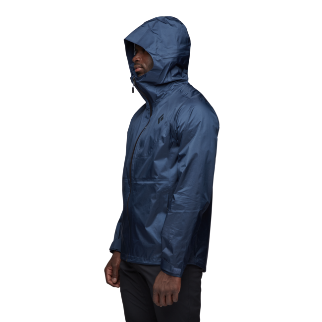Black Diamond Treeline Rain Shell Women's Men's Jacket, Indigo