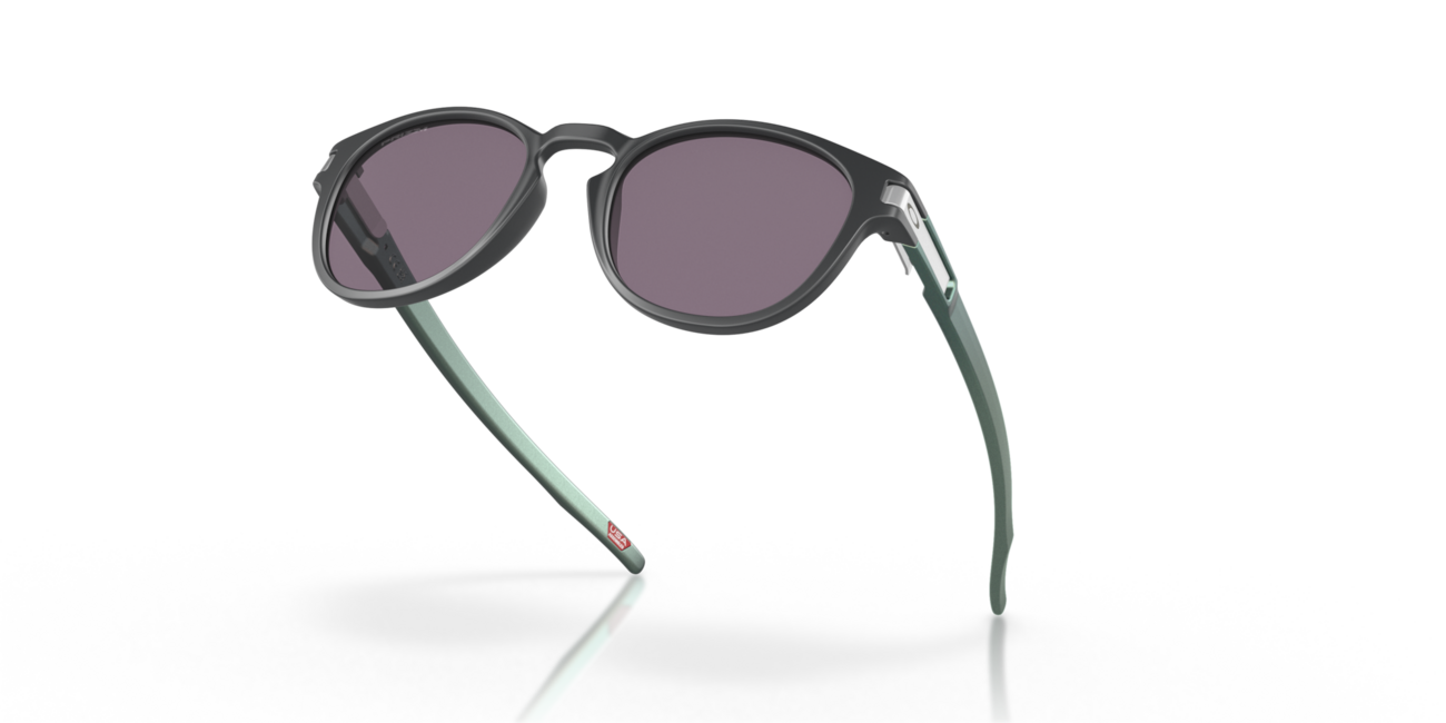 Oakley LATCH Sunglasses, Matte Carbon Frame, Prizm Grey Lenses, 53