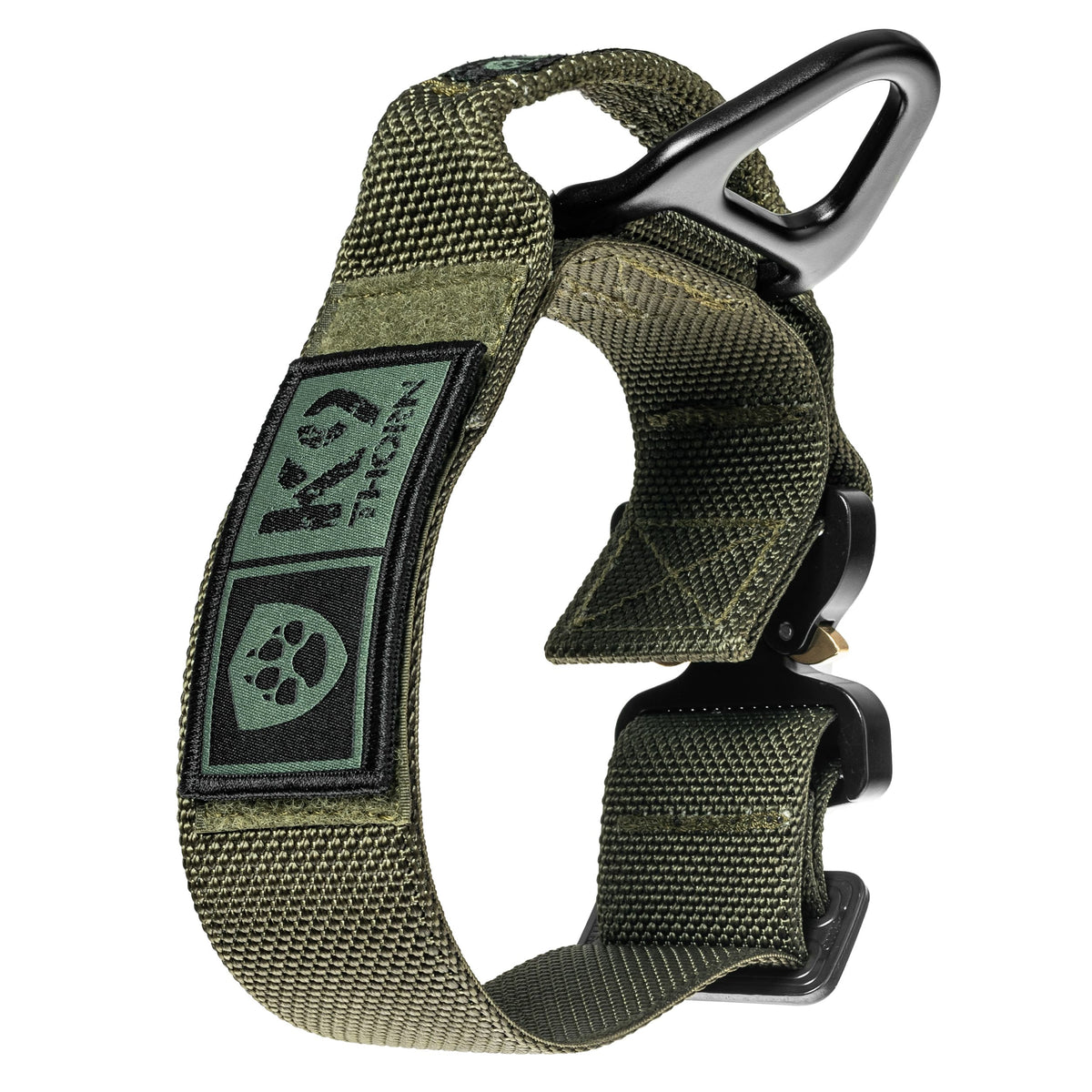 K9 Thorn Cobra-Bravo obojok 45 mm s rukoväťou, olivový