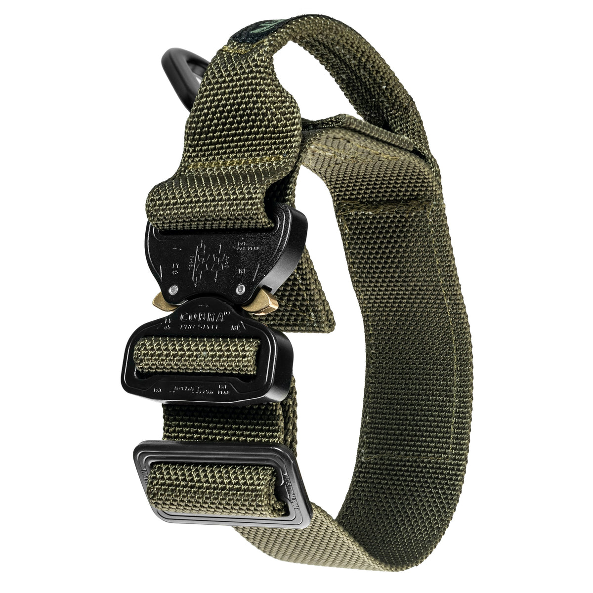 K9 Thorn Cobra-Bravo obojok 45 mm s rukoväťou, olivový