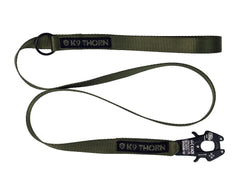 K9 Thorn Kong Frog povodec, olivno zelen, 150 cm