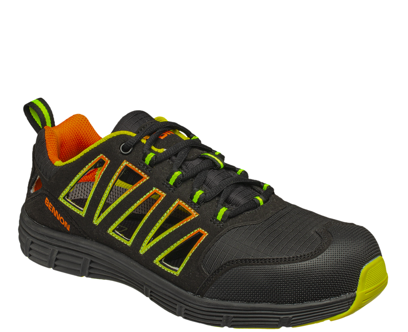 BENNON REBEL S1P ESD Low Sports Shoes, Green