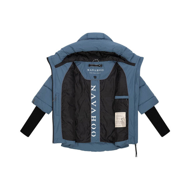 Navahoo Women's Winter Jacket LOTUSHERZ XIV, Dusty Blue