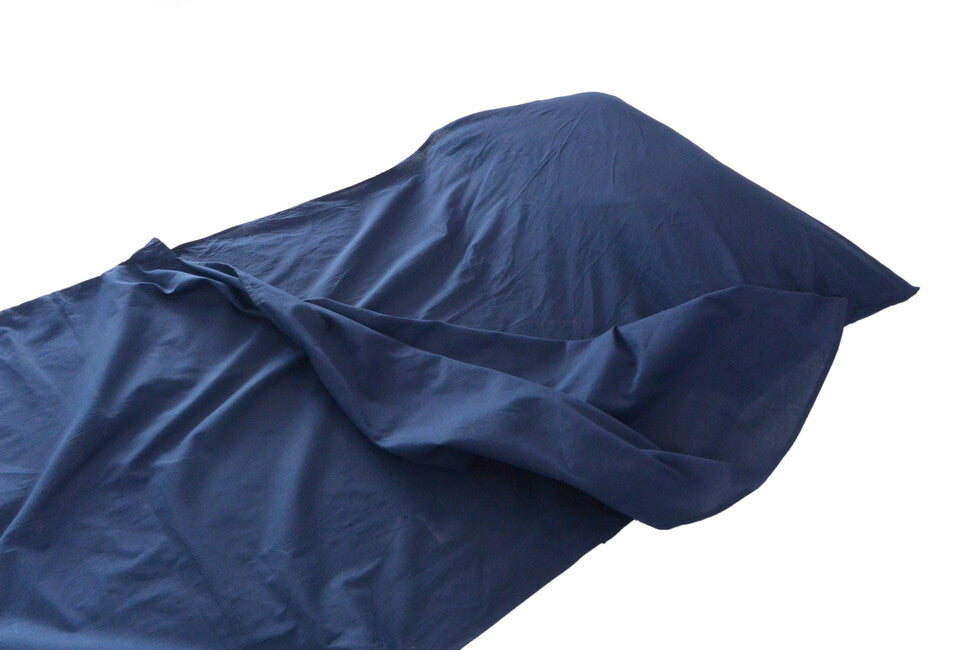Origin Outdoors Cotton Rectangular Sleeping Bag Liner, Royal Blue