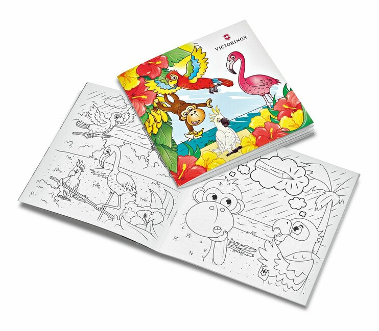 Victorinox My First Animal Edition Multi-Function Knife for Kids, Parrot Design, 9 Functions
