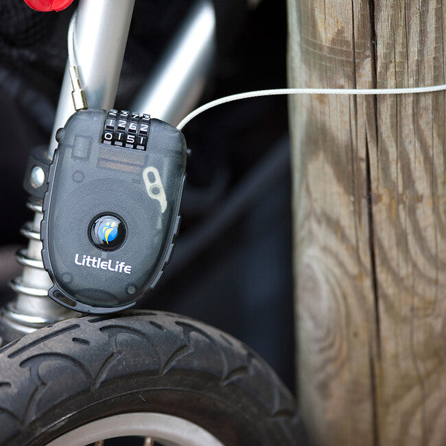 LittleLife Combination Lock with Retractable Cable