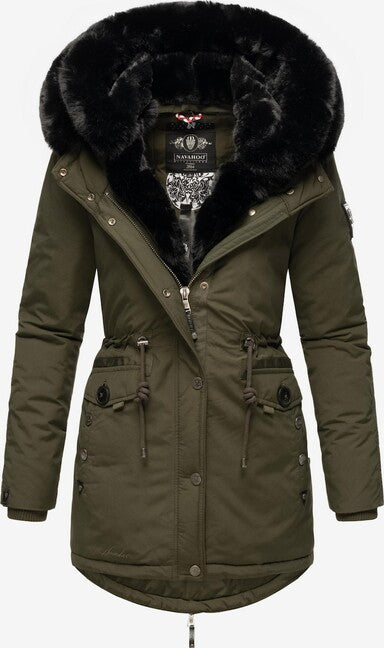 Navahoo Women's Winter Parka Sweety Deluxe, Dark Olive