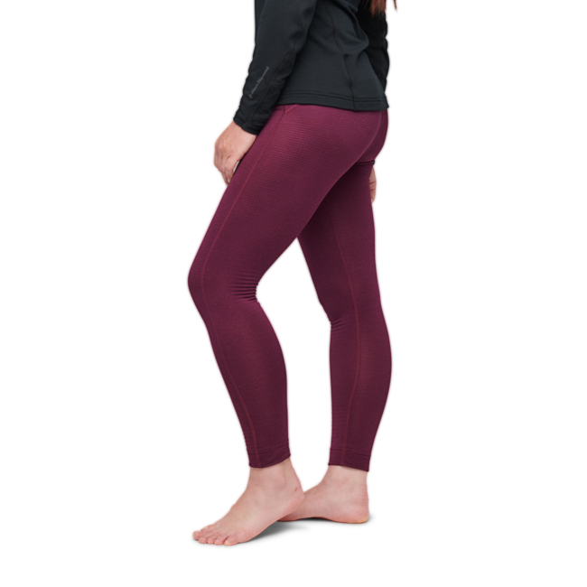 Black Diamond Coefficient Lt Women's Thermal Underwear, Blackberry