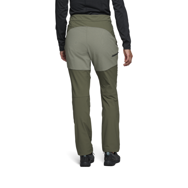 Black Diamond Women's Alpine Hybrid Pants, Tundra-Pine Smoke