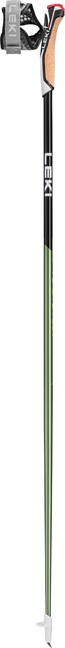 LEKI Flash Carbon Ραβδοί Nordic Walking, πράσινο μεταλλικό-μαύρο-νέον κίτρινο