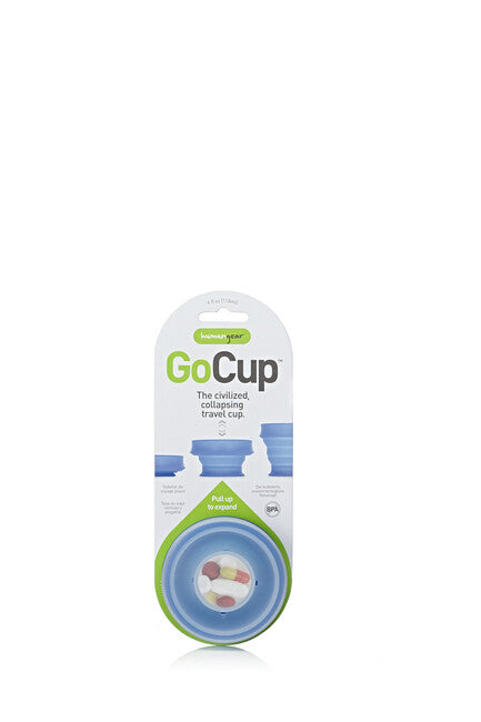 Humangear GoCup Collapsible Travel Cup, 118 ml, Blue