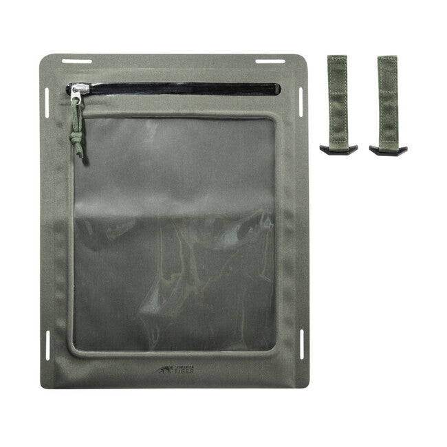 Tasmanian Tiger W-Pouch A4 WR Waterproof Tablet Pouch, Stone Grey Olive