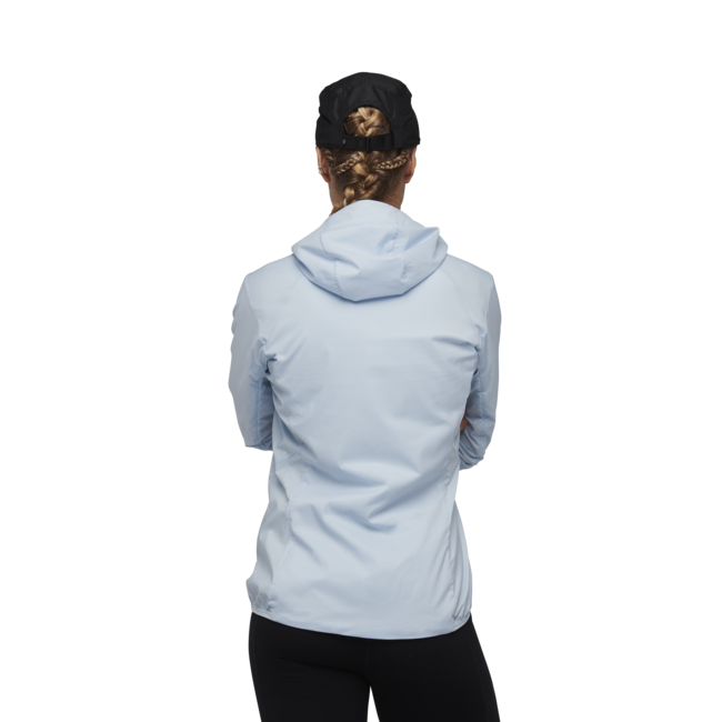 Black Diamond Women's Alpine Start Insulated Hoody Softshell Jacket, Belay Blue
