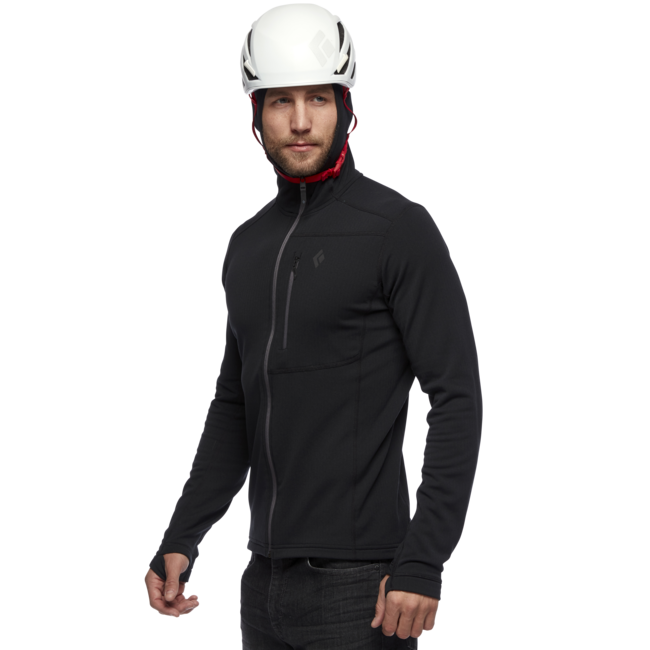 Black Diamond Coefficient Women's Men's Hoodie, Black