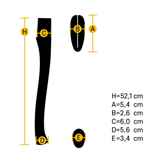 Hultafors Premium Curved HB AHC 500-50x20 HB Λαβή Τσεκουριού 842710 id