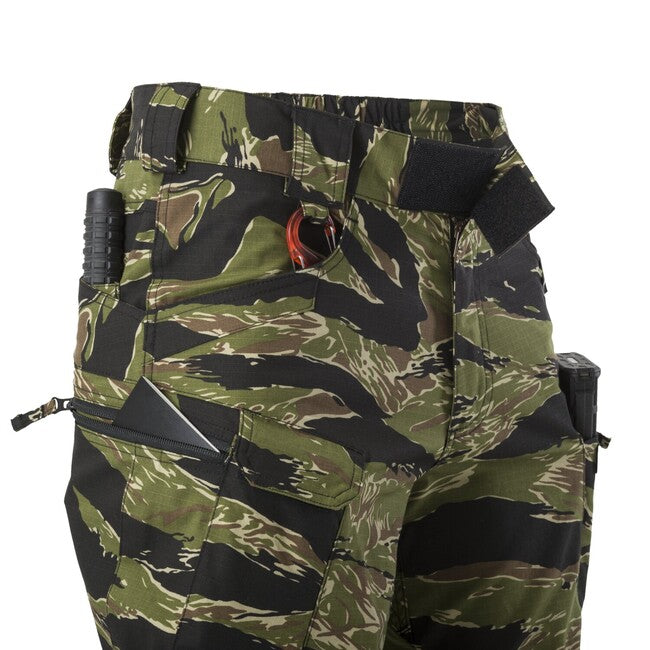 Helikon-Tex UTS krátke taktické nohavice 11'' - PolyCotton Stretch Ripstop - Tiger Stripe