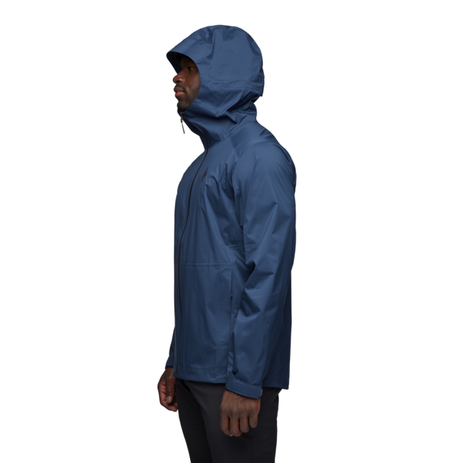 Black Diamond Stormline Stretch Rain Shell Women's Men's Jacket, Indigo