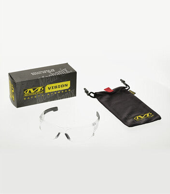 Mechanix Tactical Glasses Type N Clear Frame, Clear Lens