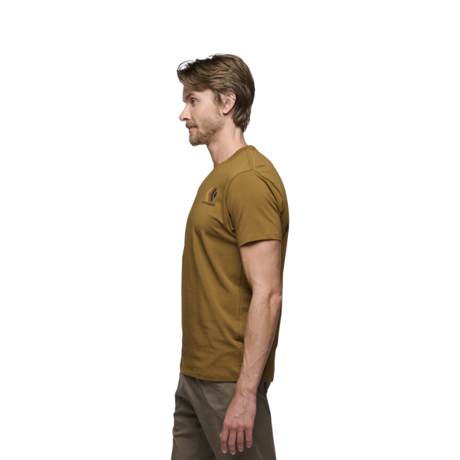 Black Diamond Faded Men's T-Shirt, Dark Curry