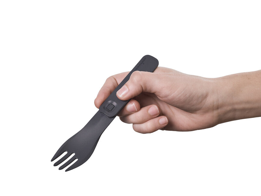 Humangear GoBites CLICK Utensils, Grey