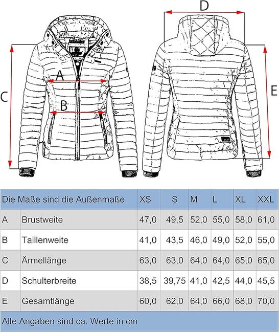 Marikoo Women's Transitional Hooded Jacket Samtpfote