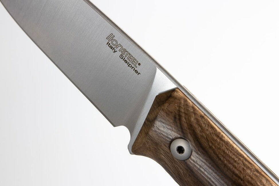 Lionsteel B35 Bushcraft Fixed Blade Knife, Sleipner Steel