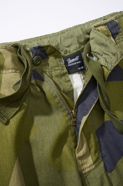 Brandit Urban Legend Shorts, Swedish Camo M90