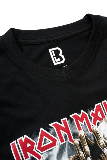 Brandit Iron Maiden T-Shirt Number of the Beast II, Black