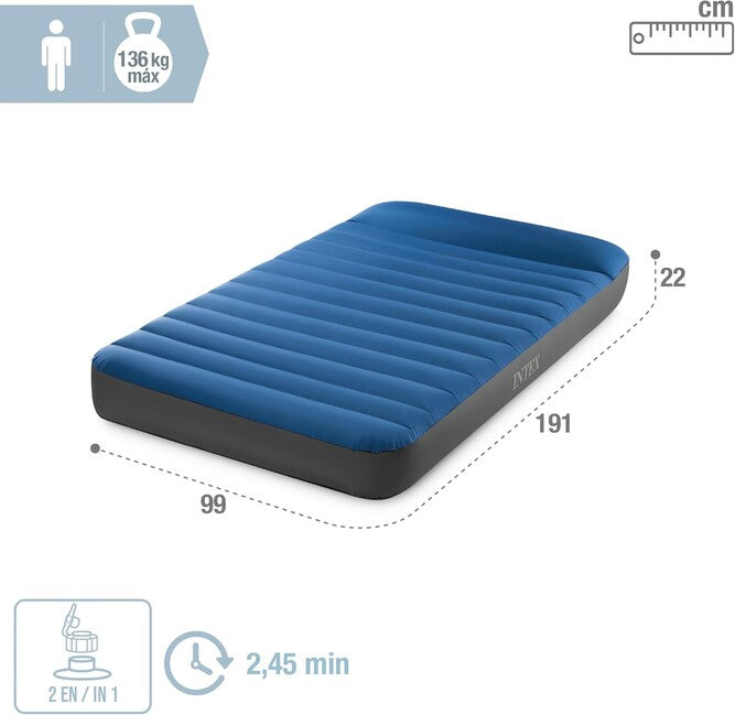 Intex Dura-Beam Twin Inflatable Camping Mattress