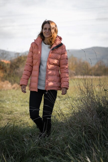 HUSKY Women's Quilted Jacket Nenie, Faded Orange
