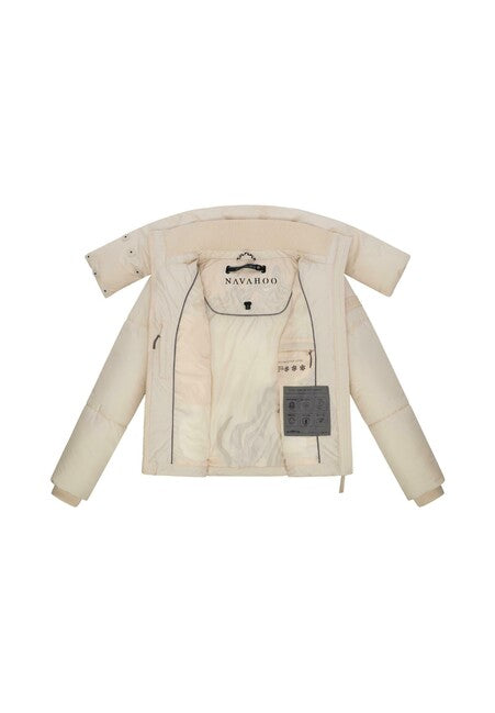Navahoo Women's Winter Jacket Traumelfe 14, Cream