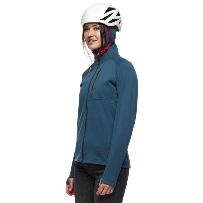Black Diamond Coefficient Women's Men's Hoodie, Azurite