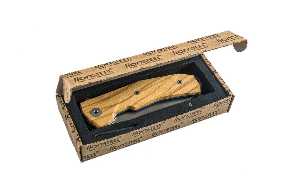 Lionsteel KUR UL Folding Knife, Sleipner Blade