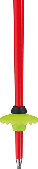LEKI WCR TBS SL 3D Σκι Κατάβασης, Ανοιχτό Κόκκινο/Μαύρο/Νέον Κίτρινο