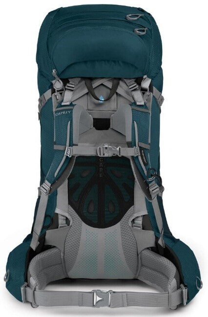 Osprey Ariel Plus 70 Hiking Backpack, Night Jungle Blue