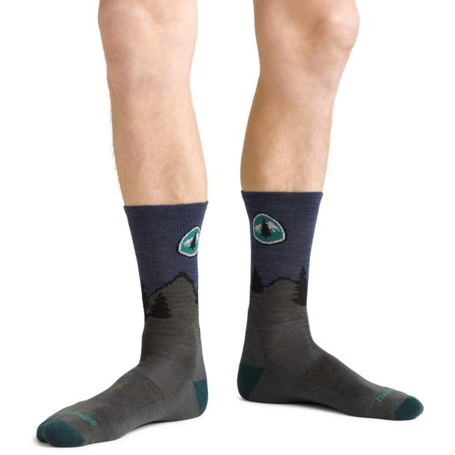 Darn Tough CDT Micro Crew Light Cushion Socks, Forest