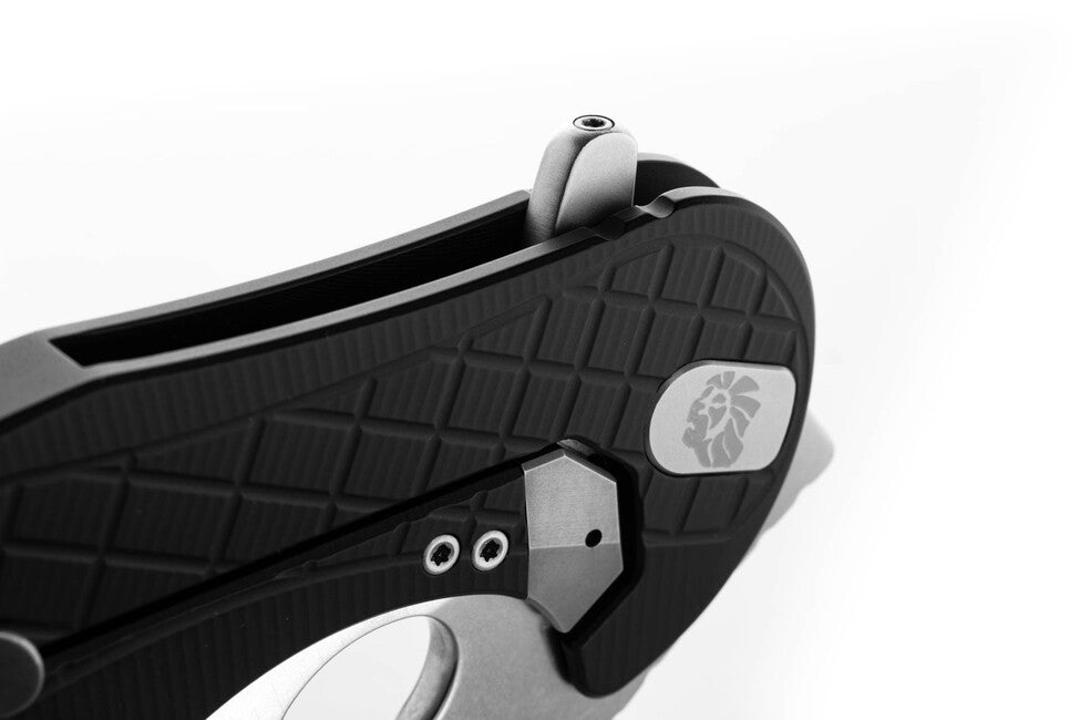 Lionsteel L.E. ONE 1 A BS Karambit Knife Black/Stone Washed