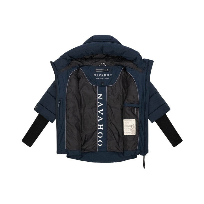 Navahoo Women's Winter Jacket LOTUSHERZ XIV, Navy Blue