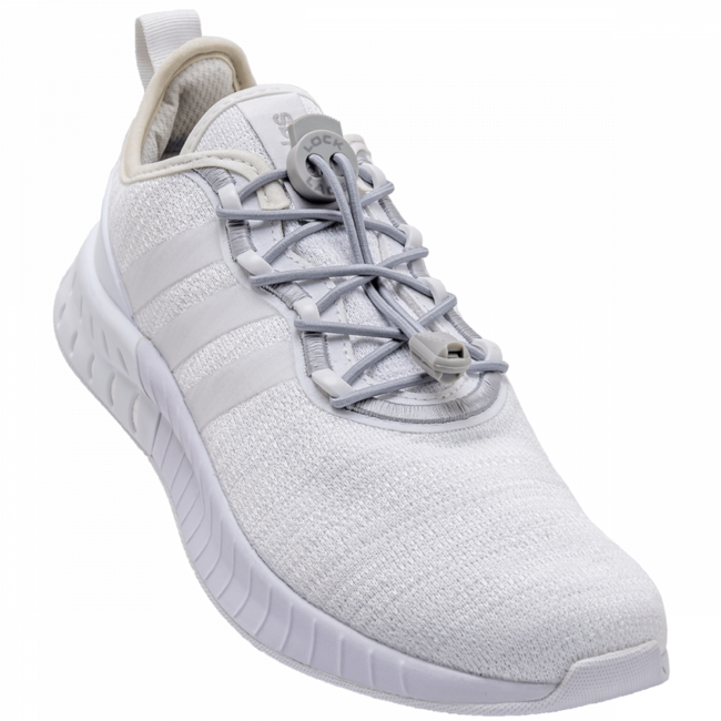 Lock Laces Shoelaces, Gray Solid