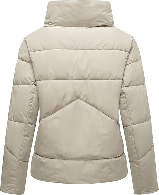 Marikoo Women's Short Winter Jacket Jalliaa, Pebble Grey